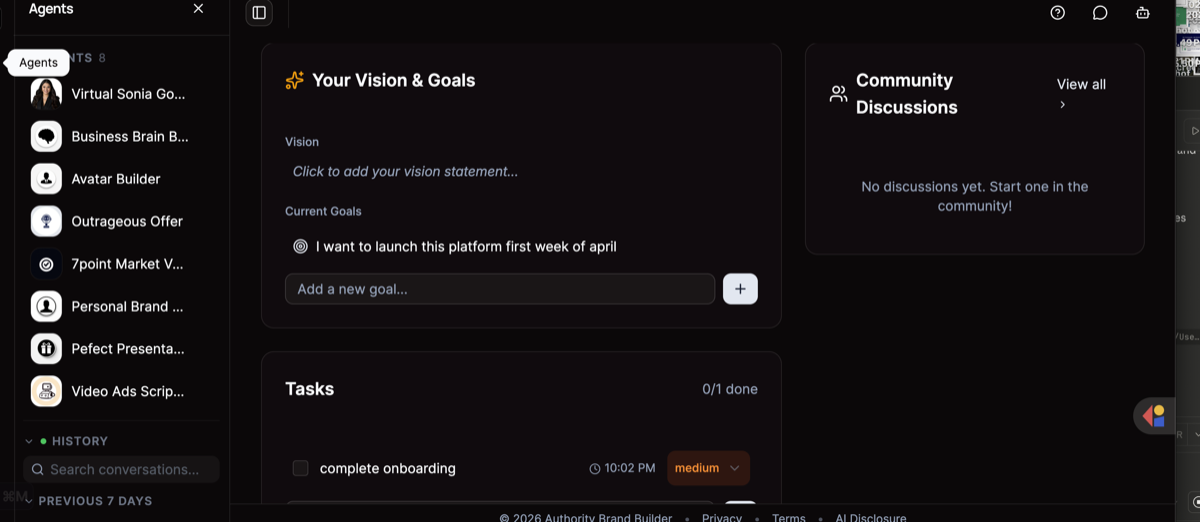 Authority Brand Builder AI Platform